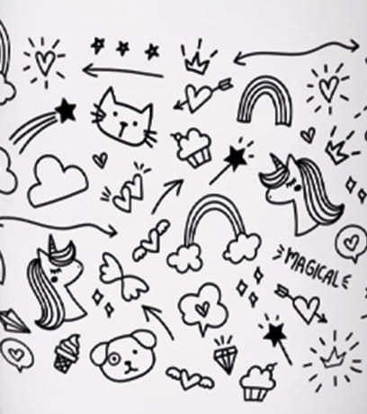 Magical_Close-Up Ein Bild des Produkts Kindertasse "Magical!"