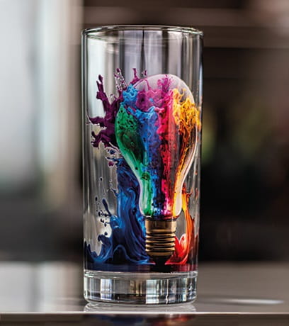 Amsterdam_Gluhbirne Ein Bild des Produkts Trinkglas Creative Ideas