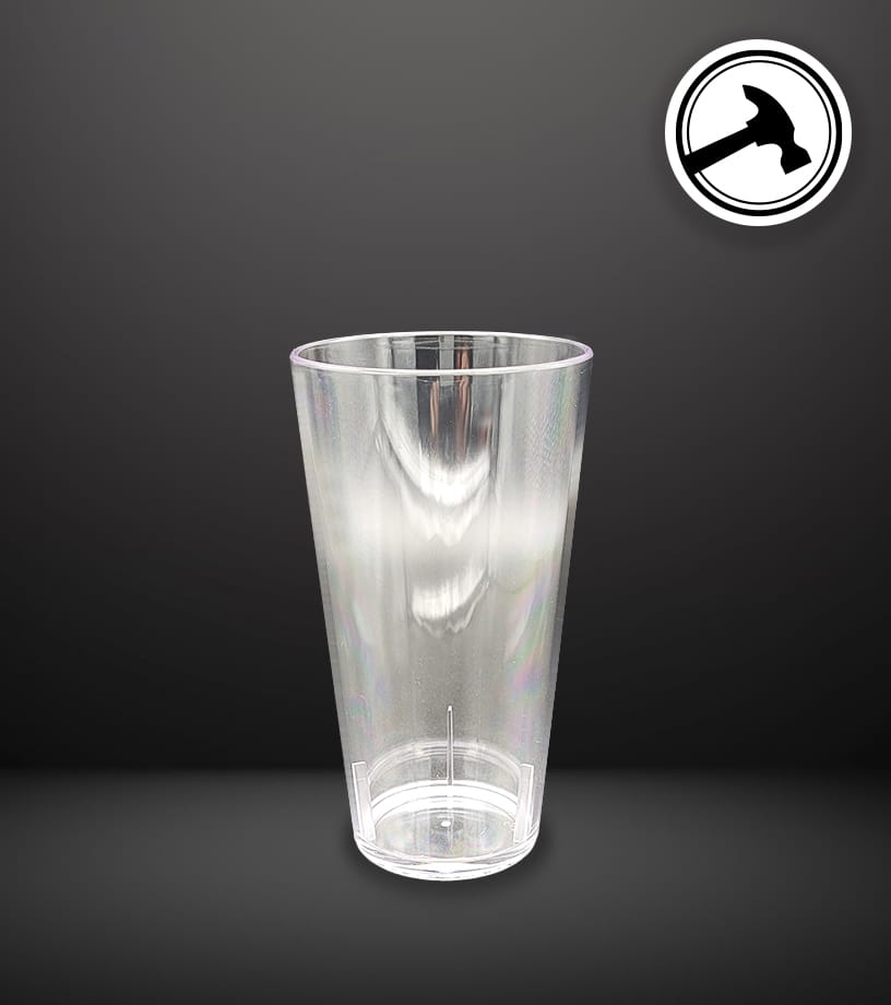 Kunststoff Glas stapelbar
