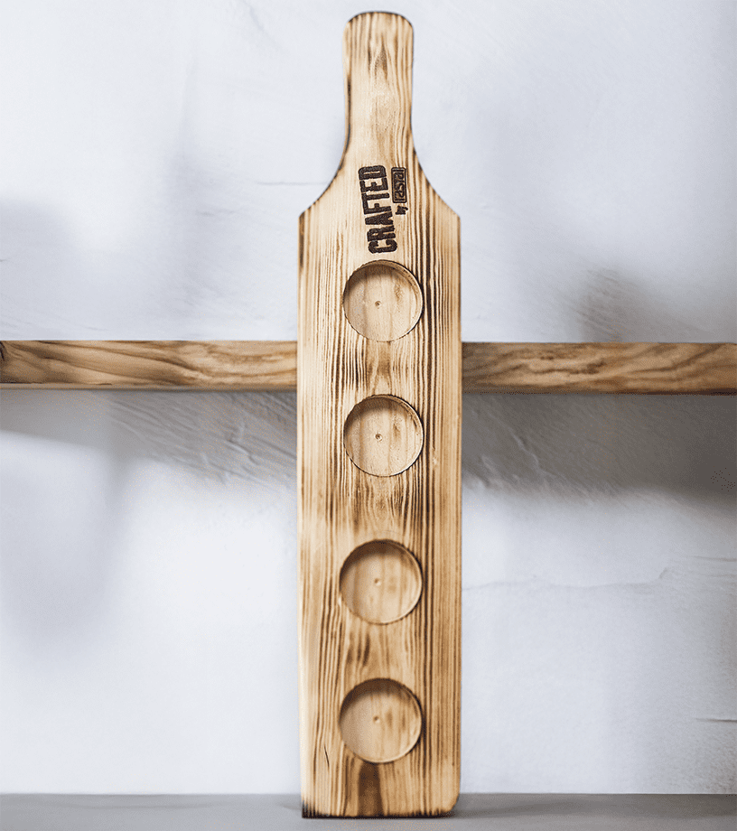Serving Paddle aus Holz, 4er