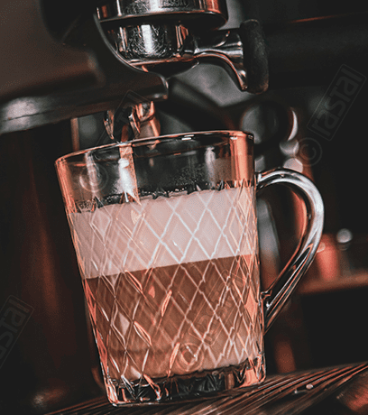 Glastasse_gerippt Ein Bild des Produkts Glastasse - Geripptes (Apfelwein)