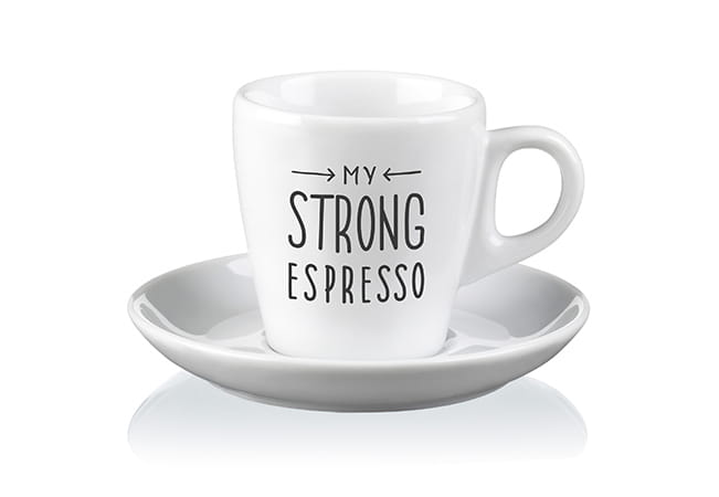 Strong Espresso Set, 6 tlg.