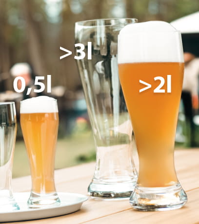 Ranft XXL Riesen-Weizenbierglas | 3,9 l
