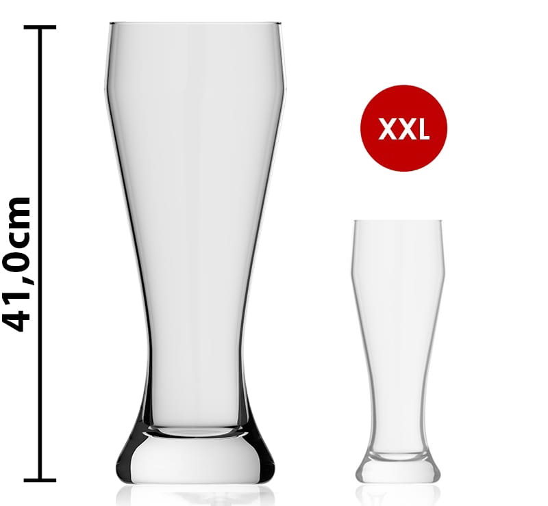 Ranft XXL Riesen-Weizenbierglas | 3,9 l