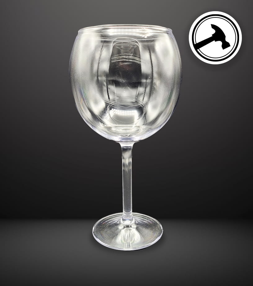 Kunststoff Cocktail Stielglas
