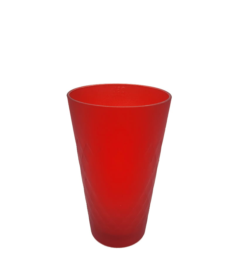 Apfelwein Becher (Geripptes) Limited Edition Rot